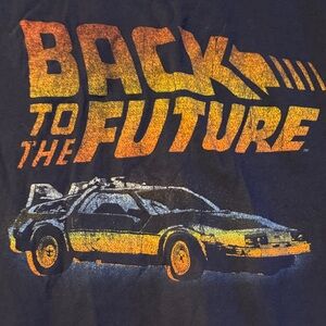 Torrid Navy and Orange Back to the Future Tee